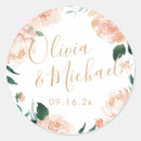 Search for romantic garden wedding stickers Botanical