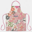 Search for vintage botanical print aprons Garden