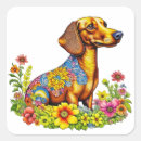 Recherche de dachshund illustration stickers Dog