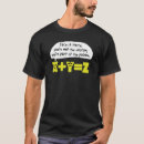 Search for funny math problem tshirts Science