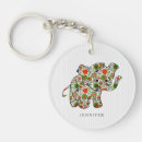 Search for floral elephant keychains Cute