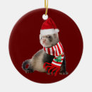 Search for ferret ornaments Xmas