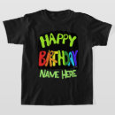 Search for name girls tshirts Happy birthday