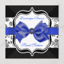 Search for damask floral invitations Black