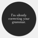 Search for english grammar stickers Sarcasm