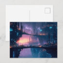 Recherche de futuristes cartes postales Science fiction