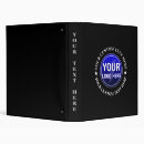 Search for company logo binders Create your own