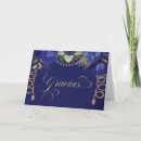 Search for royal blue thank you cards Blue and gold