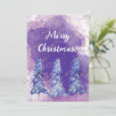 Search for purple tree christmas cards Snow
