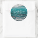 Search for waves wedding stickers Ocean