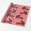 Search for van wrapping paper Girly retro christmas