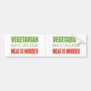 Search for vegetarians bumper stickers Animal rights