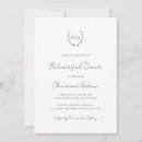 Recherche de classic répétition dîner invitations Bride