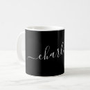 Search for calligraphy monogram mugs Cute