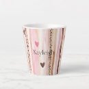 Recherche de girly imprimées tasses Rose