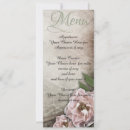 Recherche de modèle de menu mariage invitations Chic