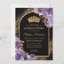 Search for plum purple quinceanera invitations Quinceañera