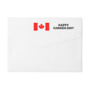 Search for canada day return address labels Red