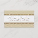 Search for crafty business cards Vintage