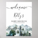 Search for adventure baby shower signs Mountains