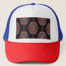 Search for red floral pattern hats Flower