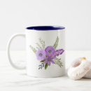 Recherche de fleurs violettes tasses Jour de la mère