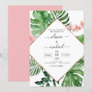 Recherche de une une plage mariage invitations Rose pâle
