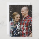 Recherche de joy to the world photo christmas cards Bleu