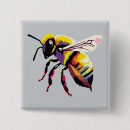 Search for bee square buttons Honey