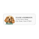 Search for cocker spaniel return address labels Cute