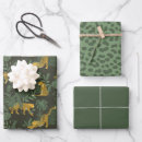 Search for green leopard gift wrap Jungle