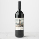 Search for lighthouse wine labels Watercolor