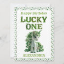 Search for shamrock birthday cards Green