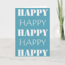 Search for aqua blue birthday cards White