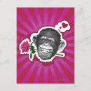 Search for chimpanzee postcards Holding