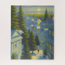 Search for winter puzzles Village