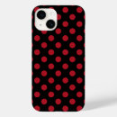 Search for red and black dots iphone cases Polka