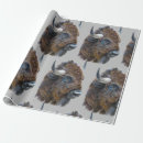 Search for bison wrapping paper Nature