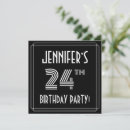 Search for 24th birthday invitations 24 years old
