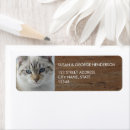Search for pet return address labels Cat lovers