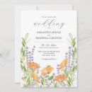 Search for lavender flower wedding invitations Sage green