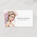 Search for bridal makeup artist business cards Modern