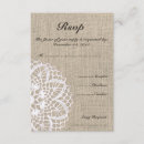 Recherche de napperon invitations Toile de jute