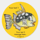 Search for cartoon clown stickers Fish