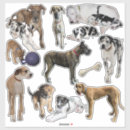 Search for great dane dog stickers Pets