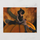 Recherche de pleine lune chat cartes postales Citrouille