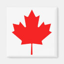 Recherche de drapeau du canada magnets Feuille