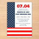 Search for flag wedding invitations Red white and blue