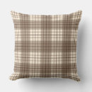 Search for brown plaid pillows Tartan