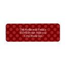 Search for red polka dot return address labels Modern